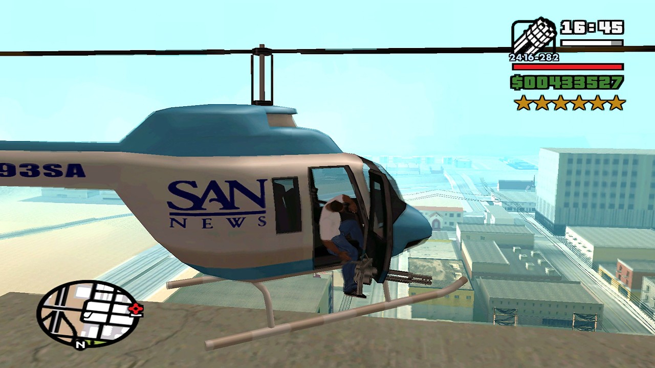 ⭐⭐⭐⭐⭐⭐SIX STARS WANTED LEVEL RAMPAGE WITH TANK | 6 STAR WANTED LEVEL ESCAPE IN GTA SAN ANDREAS