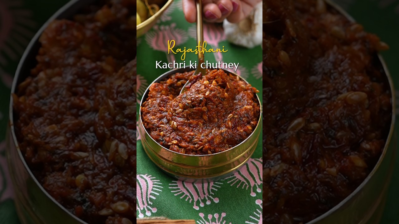 RAJASTHANI KACHRI KI CHUTNEY #arunavijay #rajasthani #indianfood #marwadi #easyrecipe