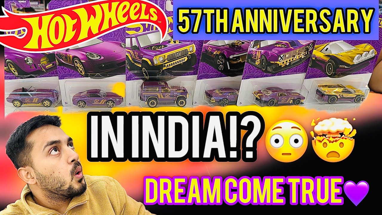 ₹179/- Full Paisa Vasool!🔥 (PORSCHE + Chase INCLUDED!) NEW HOT WHEELS ANNIVERSARY SET IN INDIA🔥❤️G