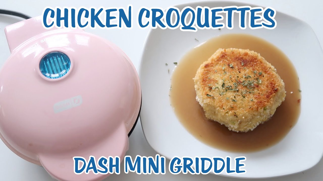 Chicken Croquettes - Dash Mini Griddle - Vintage Recipe