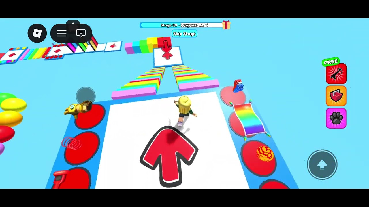 Obby game (part 1) #robloxgames #trend #trending #easyobbygame