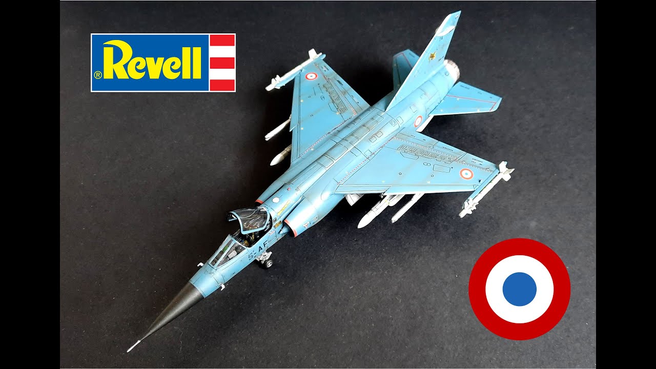 ВИДЕО ПОЛНОЙ СБОРКИ Dassault Mirage F.1C Модель самолета Revell в масштабе 1/72