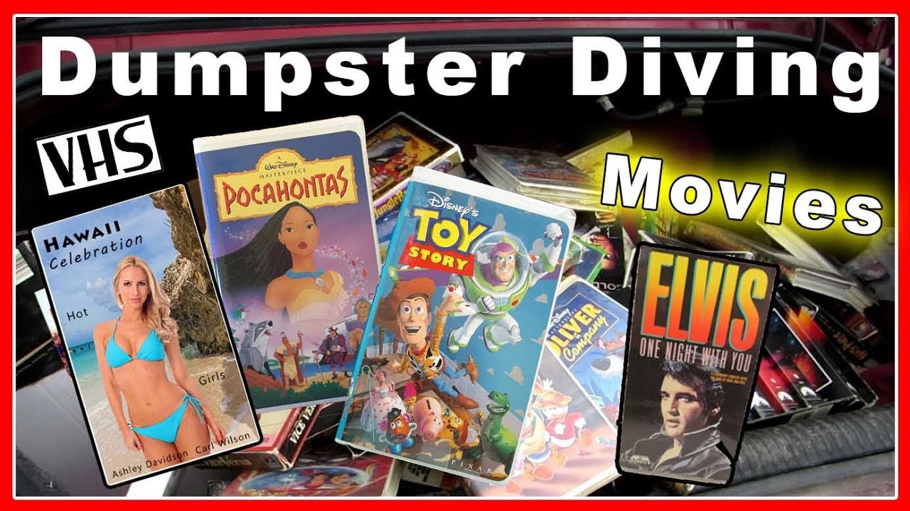 Found Hundreds of Rare Valuable VHS Movies Dumpser Diving #250