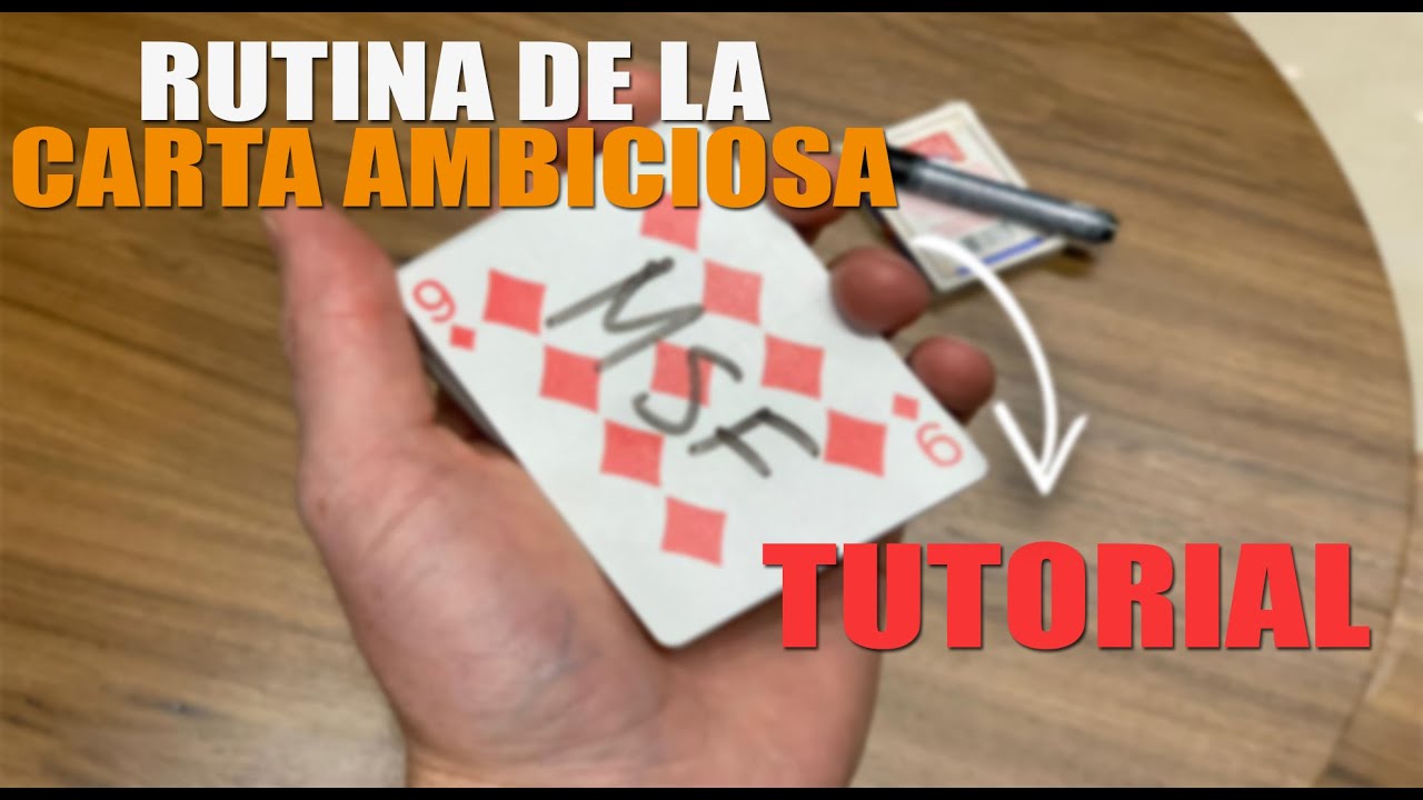 La mejor rutina de la carta ambiciosa! - TUTORIAL - MagiaSinFiltro