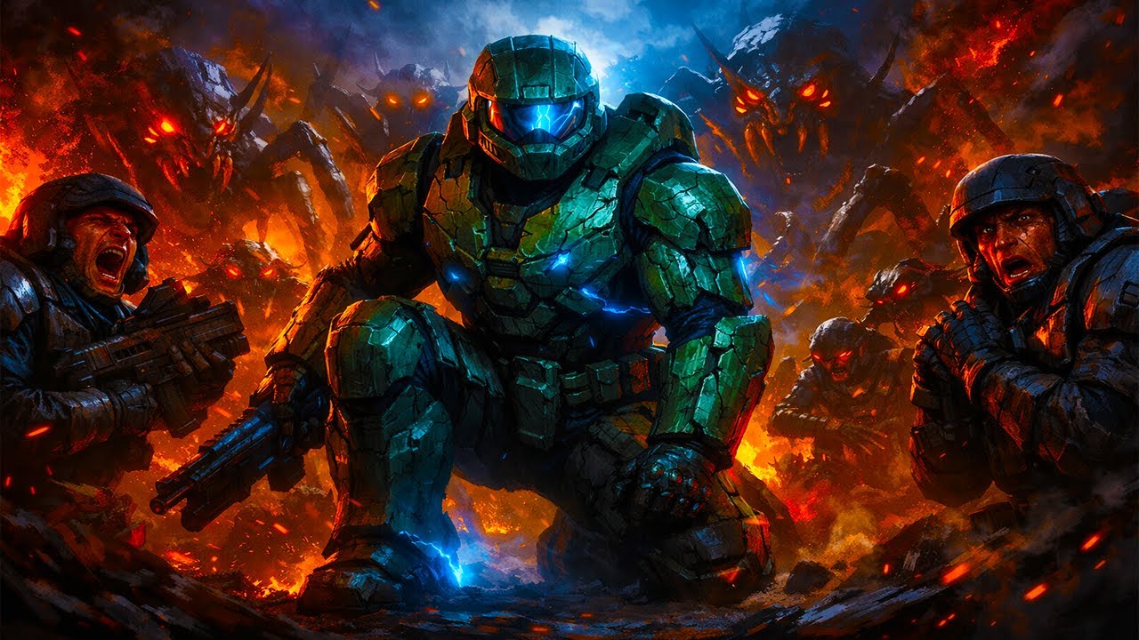 What If Master Chief Entered Starship Troopers?