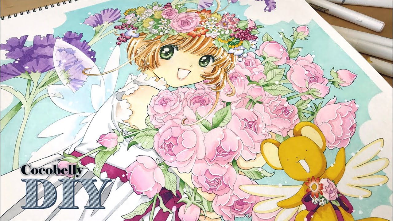 First Time Using Marker | Drawing Cardcaptor Sakura Step by Step