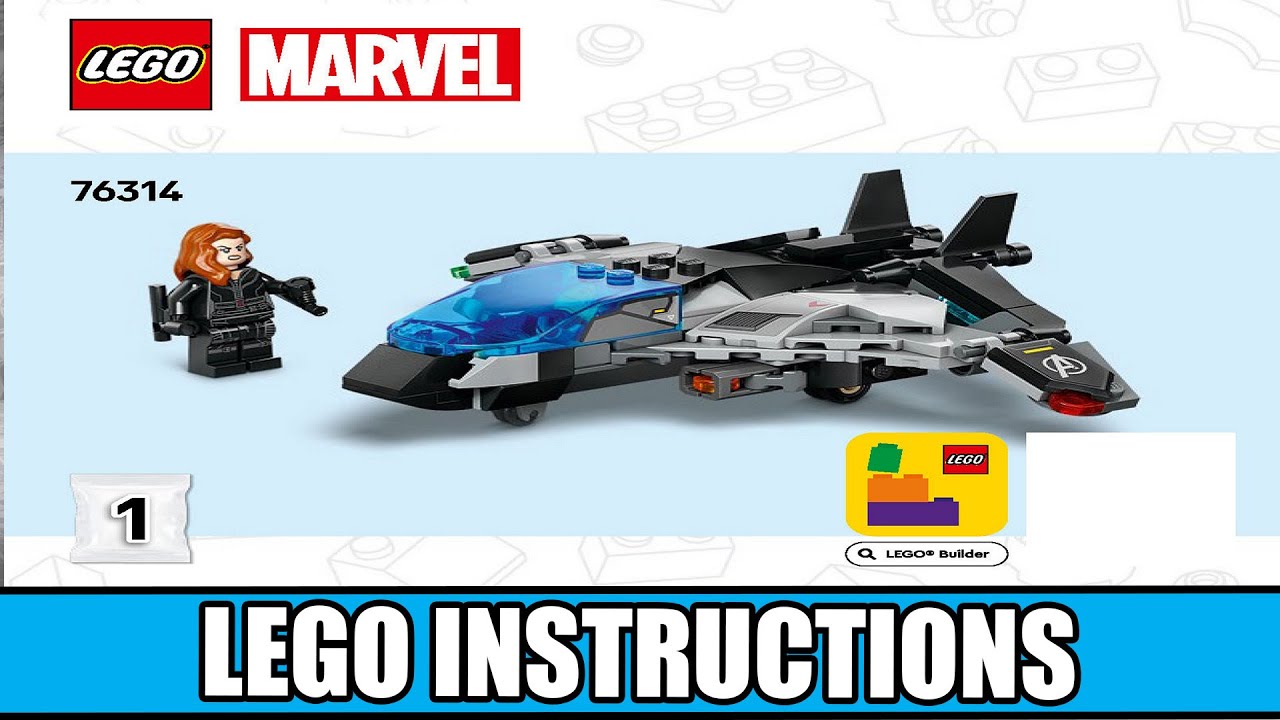 LEGO Instructions - Marvel - 76314 - Captain America: Civil War Action Battle (Book 1)