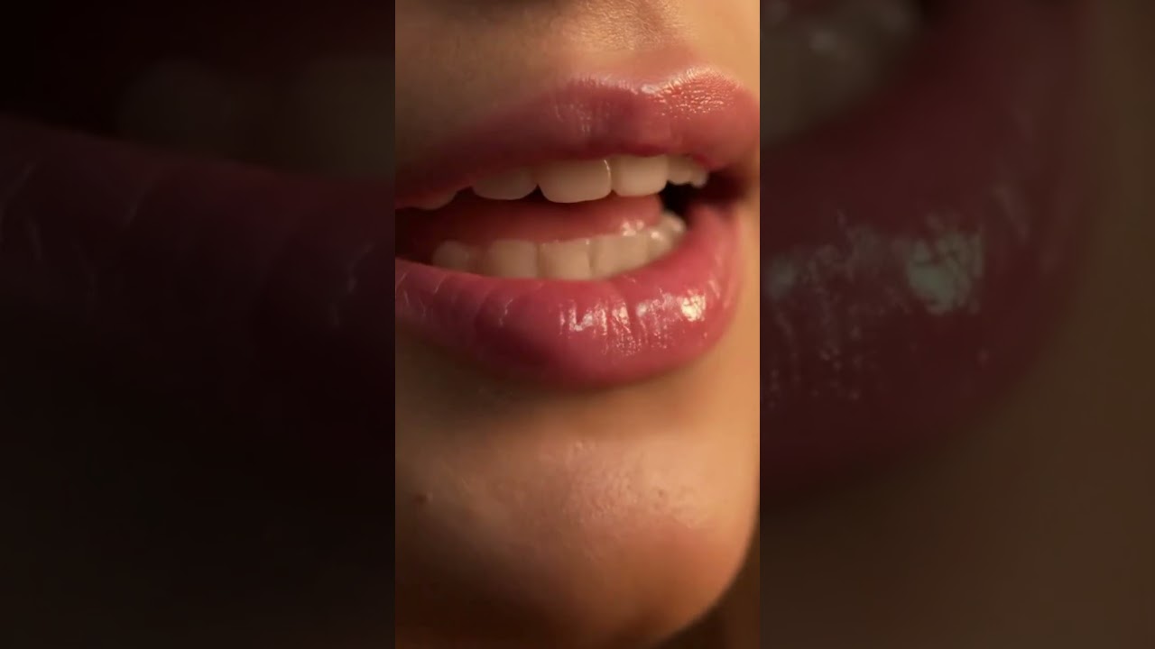 💋 Whisper ASMR &ndash; Soft Glossy Lips Close-Up for Deep Relaxation #ASMRKisses #miatriggers  #asmr