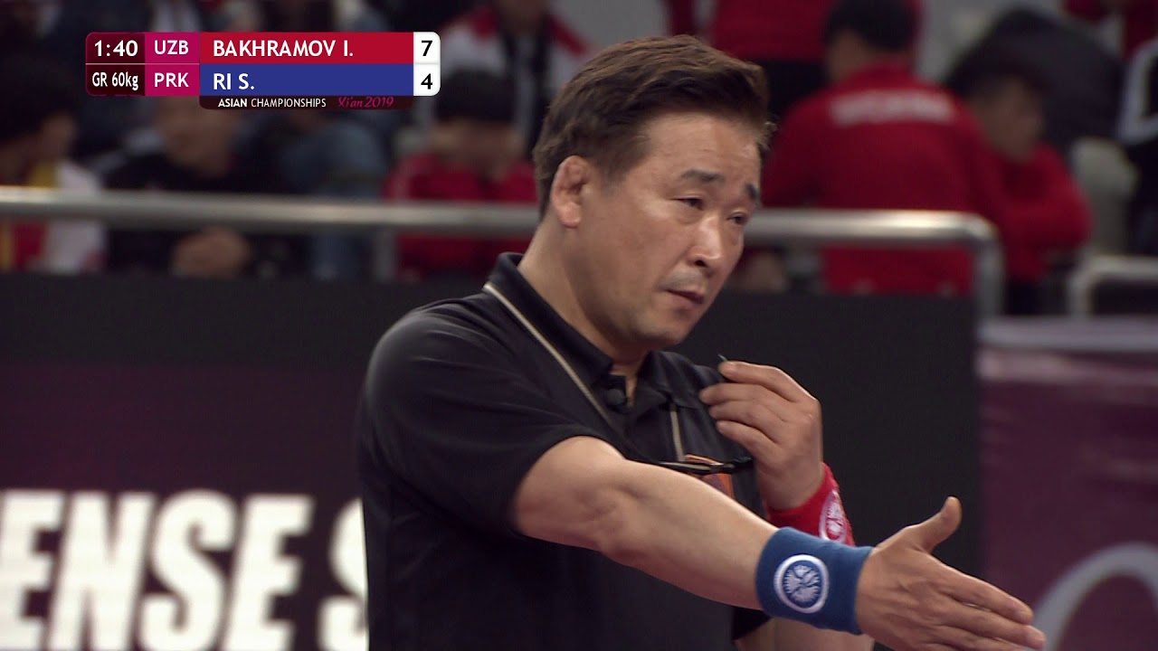 GOLD GR - 60 kg: I. BAKHRAMOV (UZB) v. S. RI (PRK)