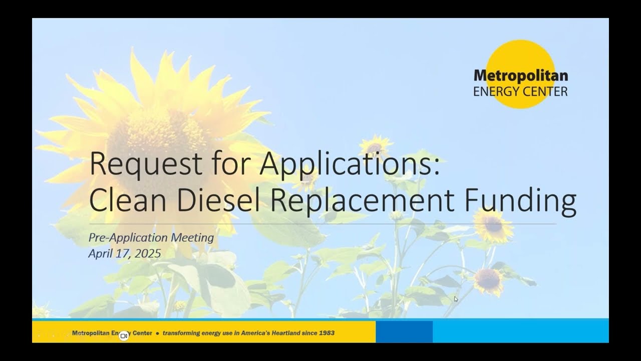 Clean Diesel Replacement Funding Pre-Application Webinar
