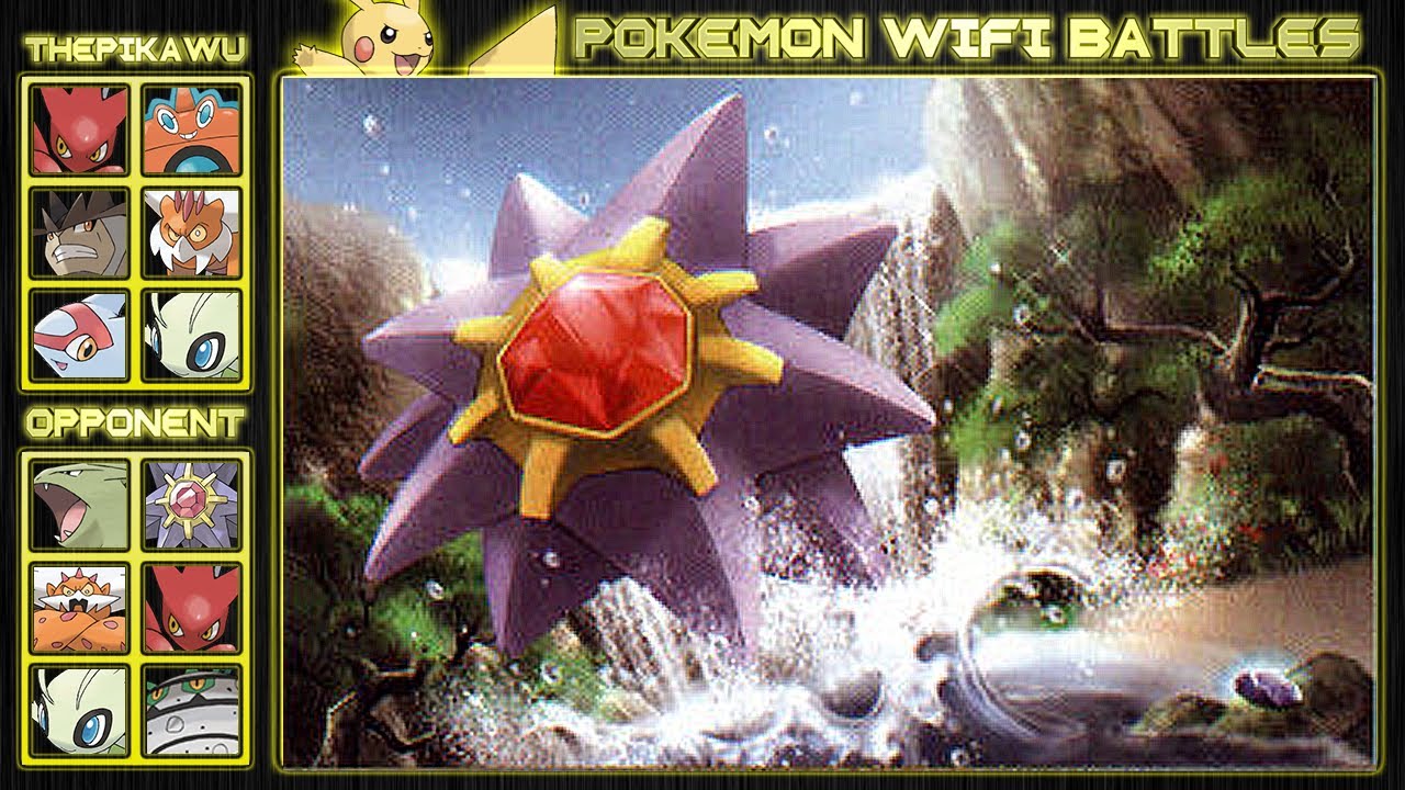 Starmie: The Gem of the Sea! (Pokemon Black and White OU Wifi Battle)