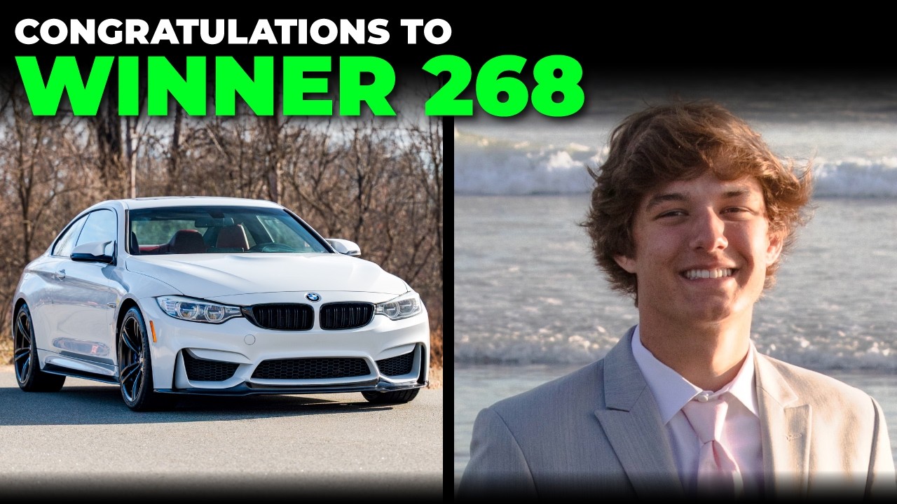 Meet Winner 268! Congratulations to the Winner of BMW M4 Grant Hanchett from Elcajon, California ⁠