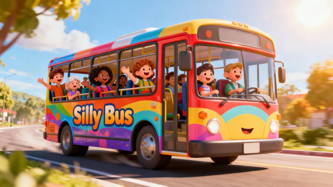 Wheels on the Bus — Alphabet Adventure | Fun ABC Learning Song for Kids | Alphabet Silly Bus Song