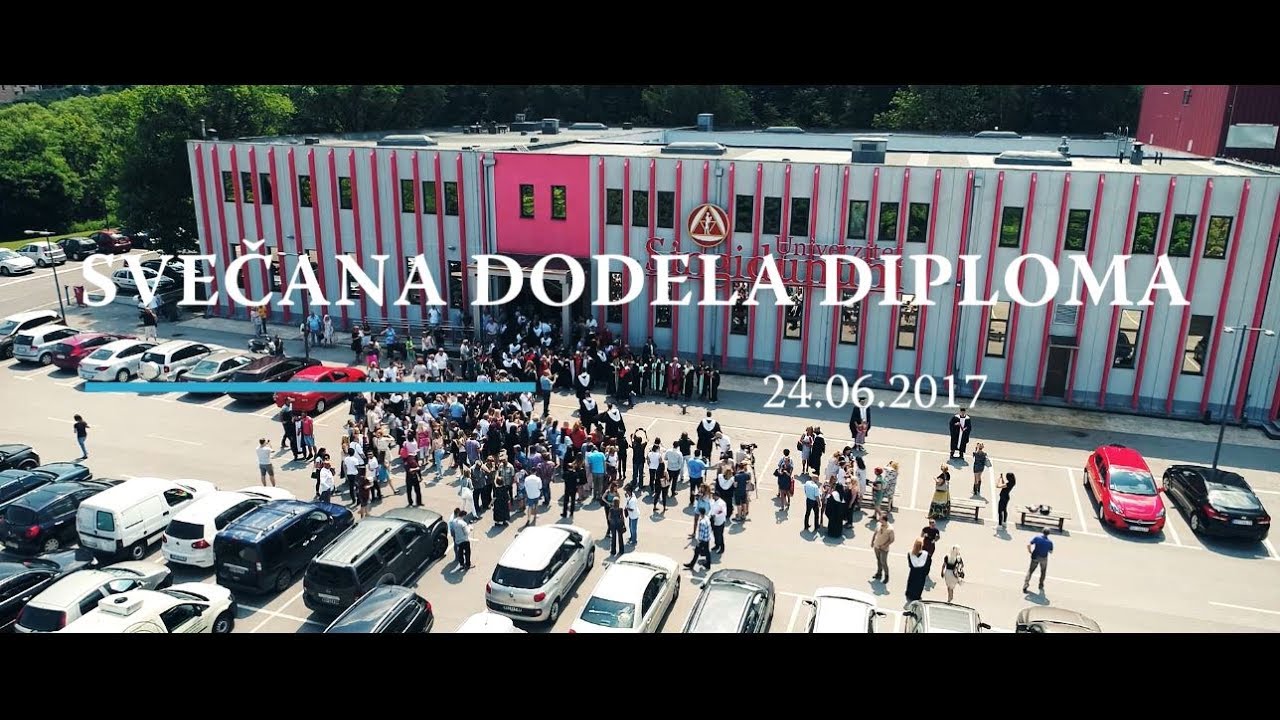 Svečana dodela diploma na Univerzitetu Singidunum, jun 2017. godine