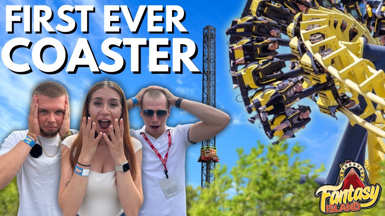 Riding the BRAND NEW coaster at Fantasy Island for 2025!
