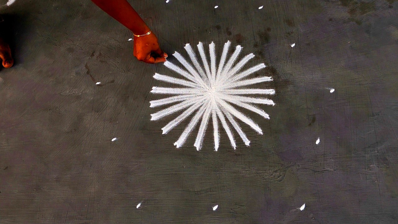 Thai madha friday kolangal 🌷 Simple geethala Muggulu 🌷Easy Thaivelli kolam 🌷Traditional Rangoli
