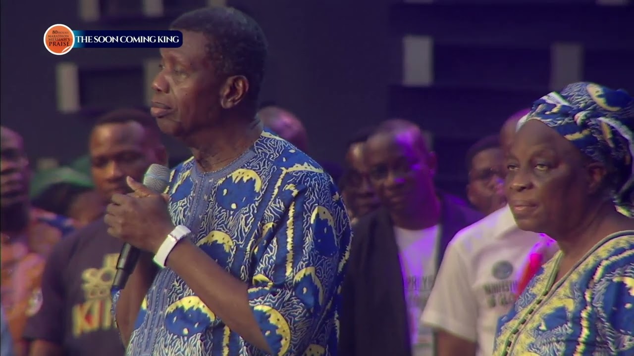 FATHER'S BLESSING FROM PASTOR ENOCH ADEJARE ADEBOYE || 80 HOURS MARATHON MESSIAH'S PRAISE
