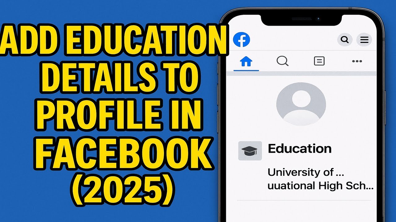 Как добавить информацию об образовании в профиль в Facebook (2025)