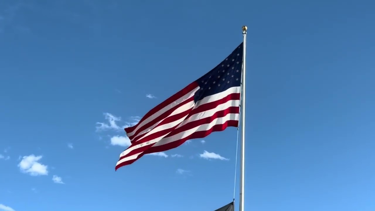 Old Glory Flying over Colorado Springs