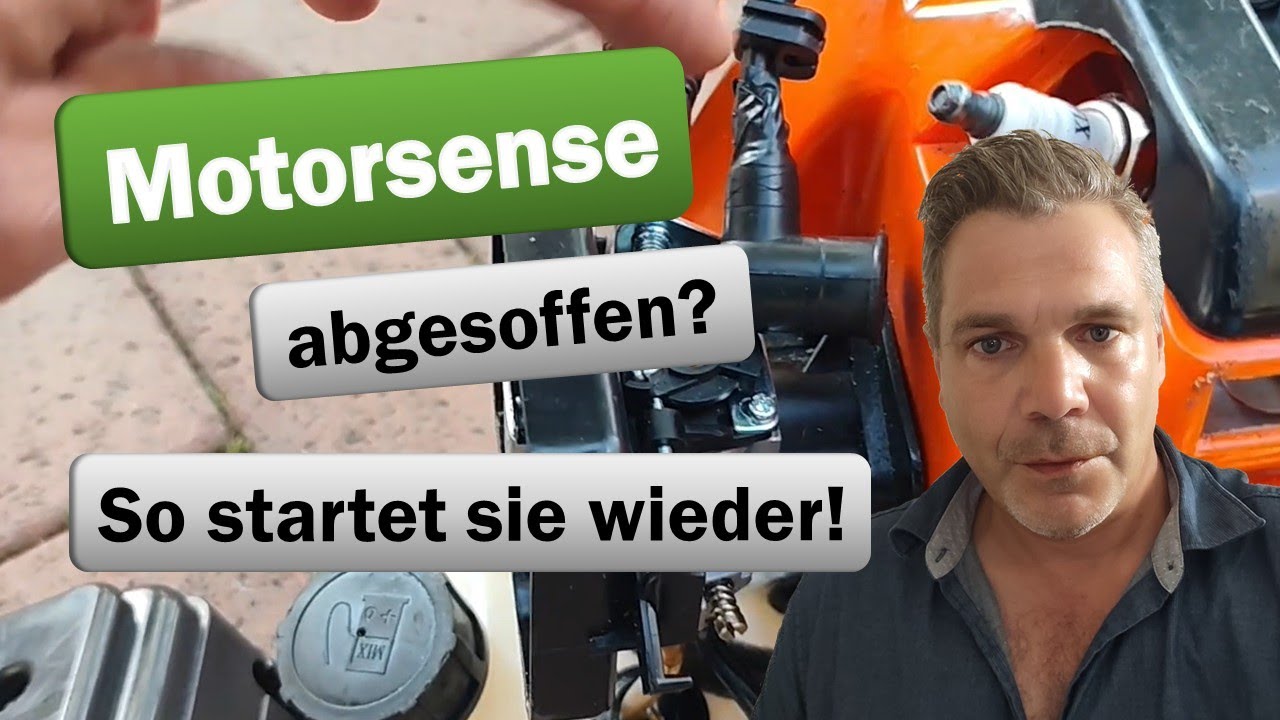 Motorsense abgesoffen? So startest du sie garantiert wieder!
