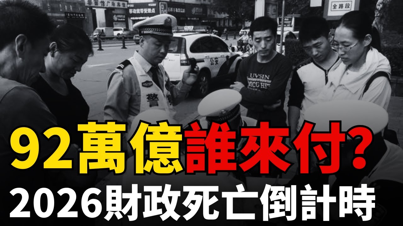 地方財政雪崩！92萬億債務炸彈倒計時！公交停運、罰款創收：誰來支付這張末日賬單？