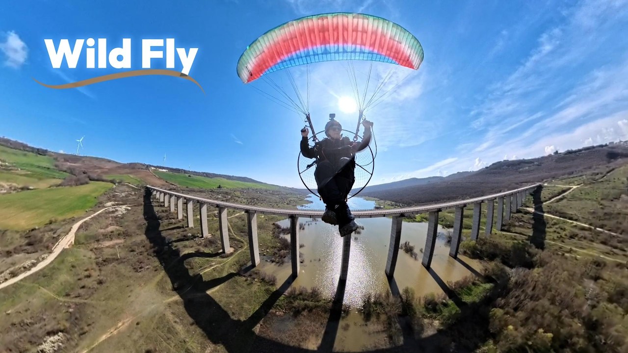 Wild Fly | Adventure #paragliding #paramotor #adventureflying #freeflying #360video