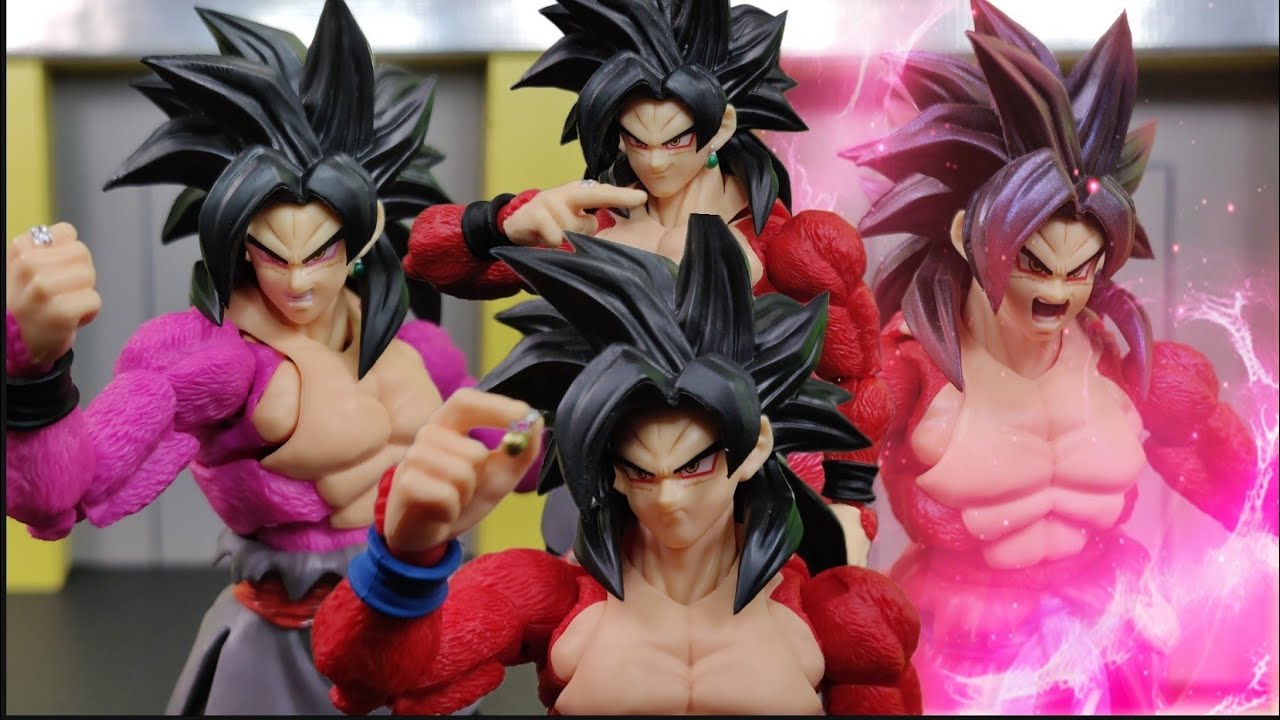 KONG STUDIOS SSJ4 XENO GOKU, SSJ4 GOKU BLACK X2, LIMIT BREAKER SSJ4 QUADRUPLE REVIEW!!!