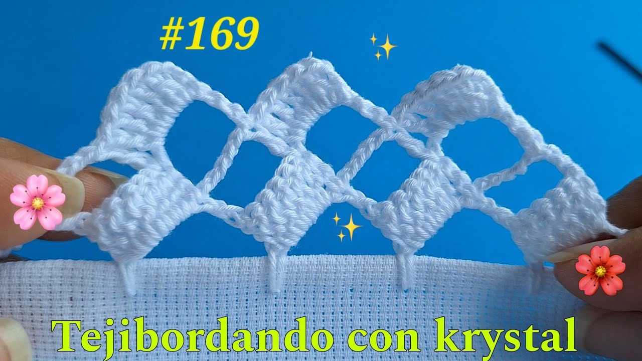 Que fácil y que preciosa 💖 puntilla #169