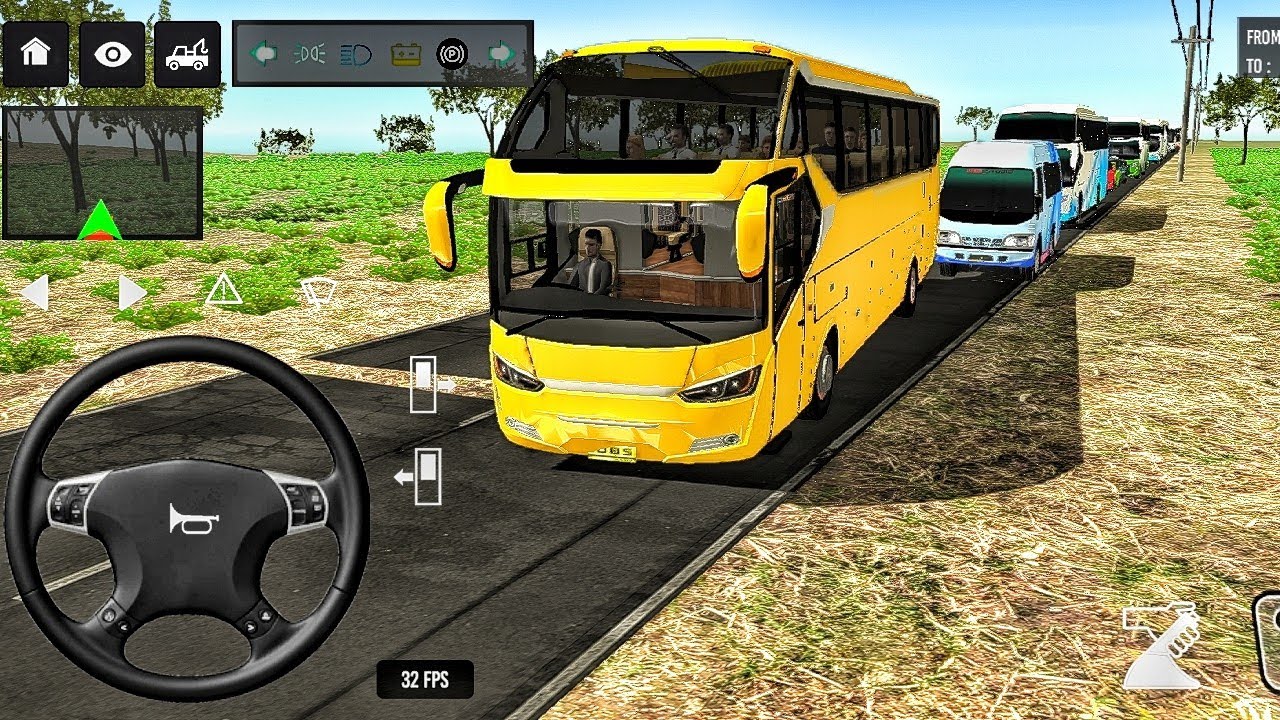 Euro Coach Bus Simulator 🚍🙋Part 8 | Real Bus Driving Gameplay Android | Coach Bus Game 2025