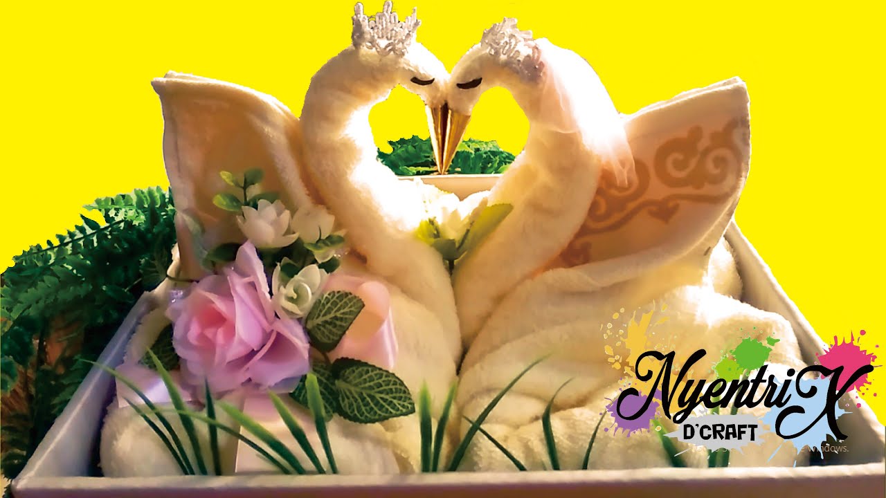 Tutorial Hantaran Handuk | Angsa Love Bermahkota
