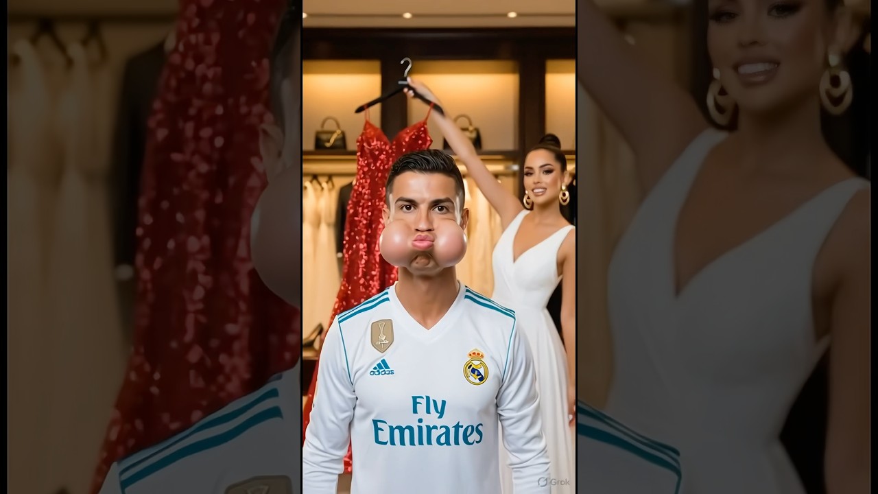 🥩 Ronaldo Tries to Finish the Never-Ending Steak! 😂 #cr7 #ronaldo #messi