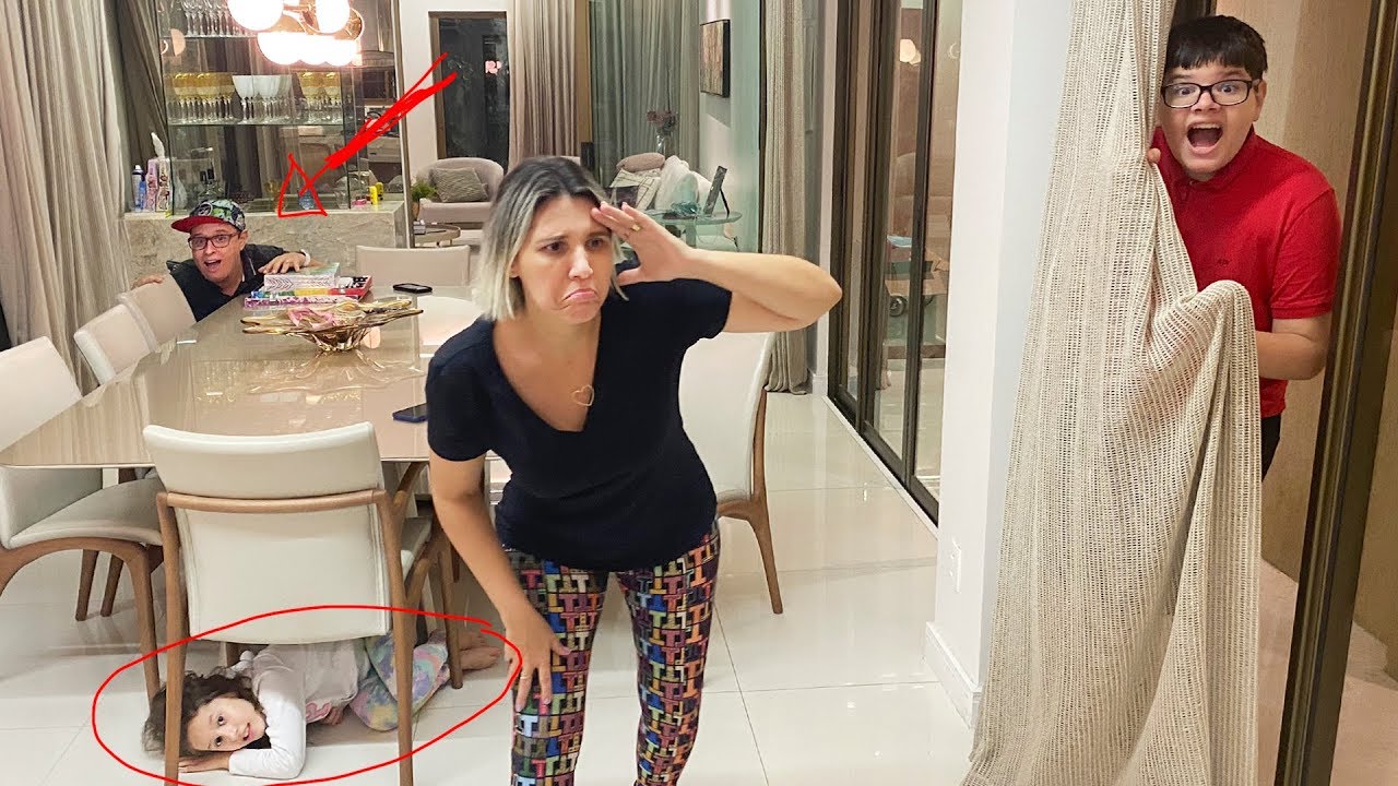 ESCONDE ESCONDE NA QUARENTENA  -  ERLANIA E VALENTINA