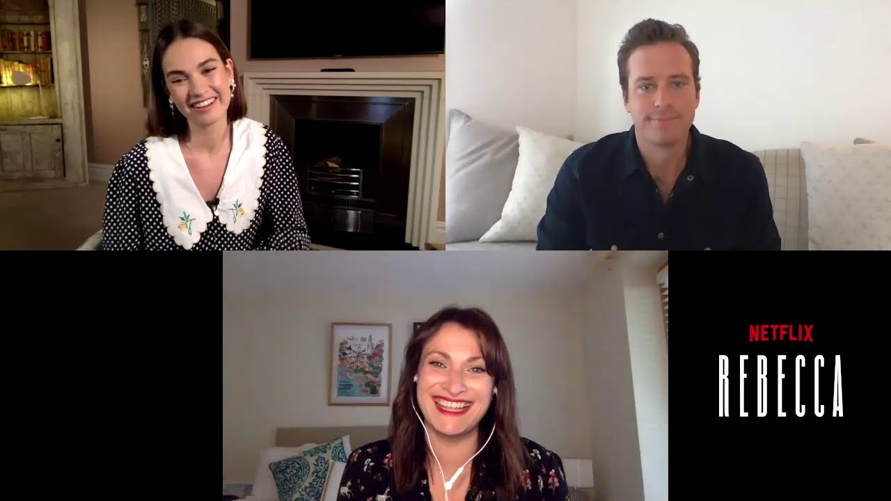 Lily James & Armie Hammer Talk 