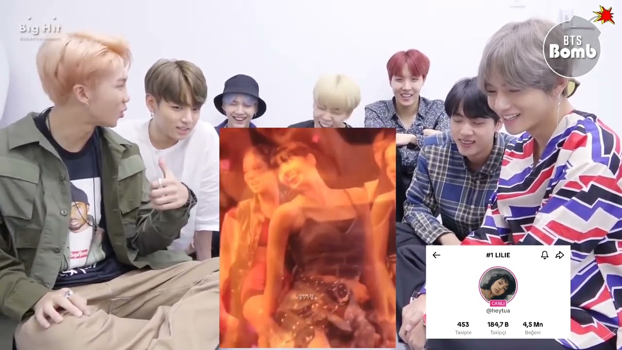 Bts reaction to Lisa tiktoks!