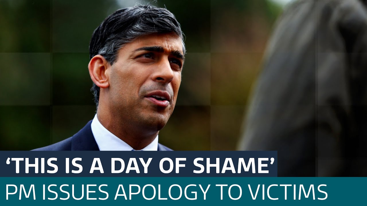 'I am truly sorry': Sunak apologises for infected blood scandal and its 'chilling' cover-up