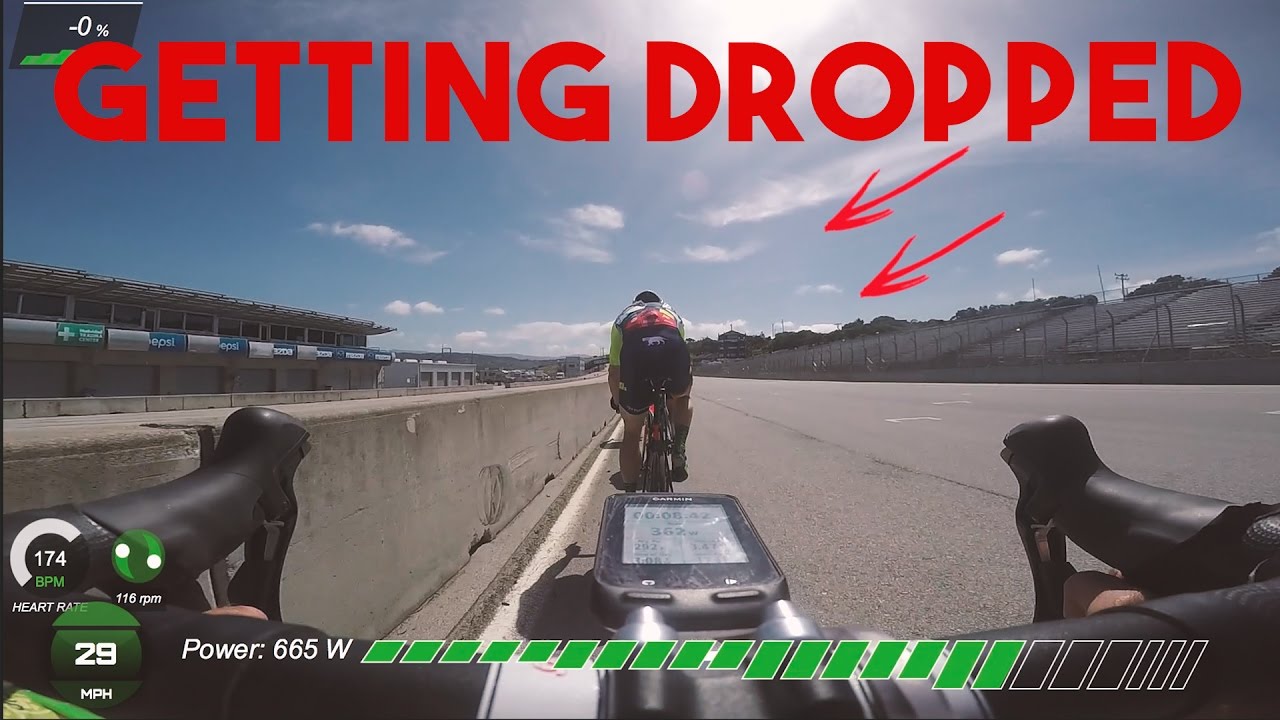 Getting Dropped in the Laguna Seca Circuit Race (Cycling Breakdown)