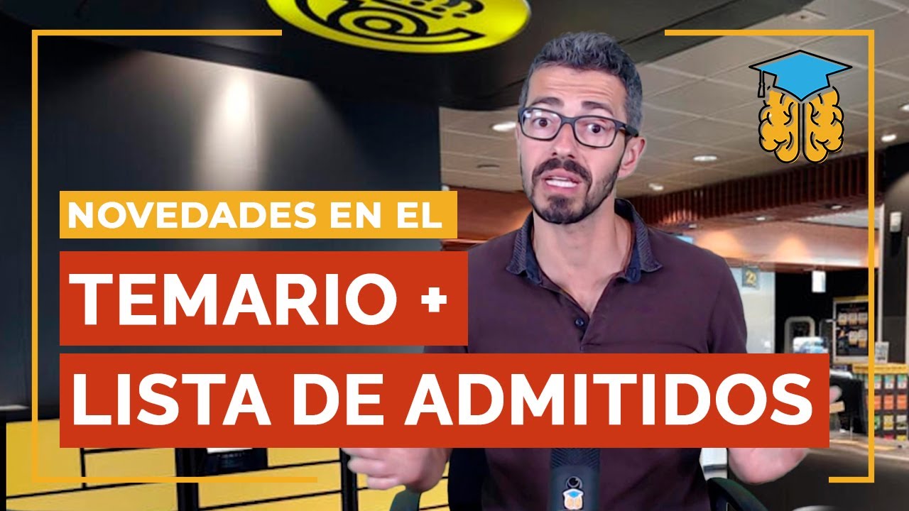 💥NOVEDADES en el Temario + Lista de Admitidos | CORREOS 2023