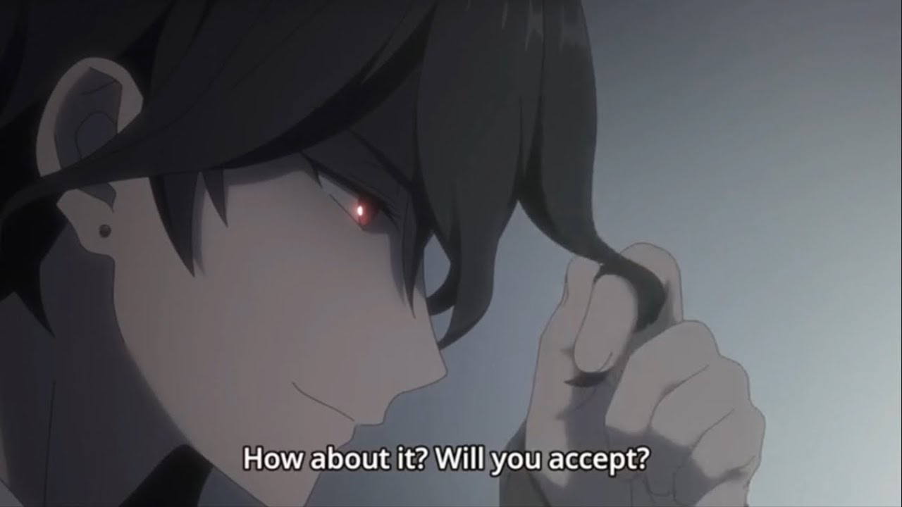 Rei Sakuma curls his hair with his finger