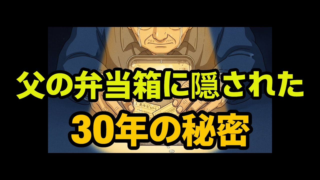 ✔️ 父の弁当箱に隠された30年の秘密