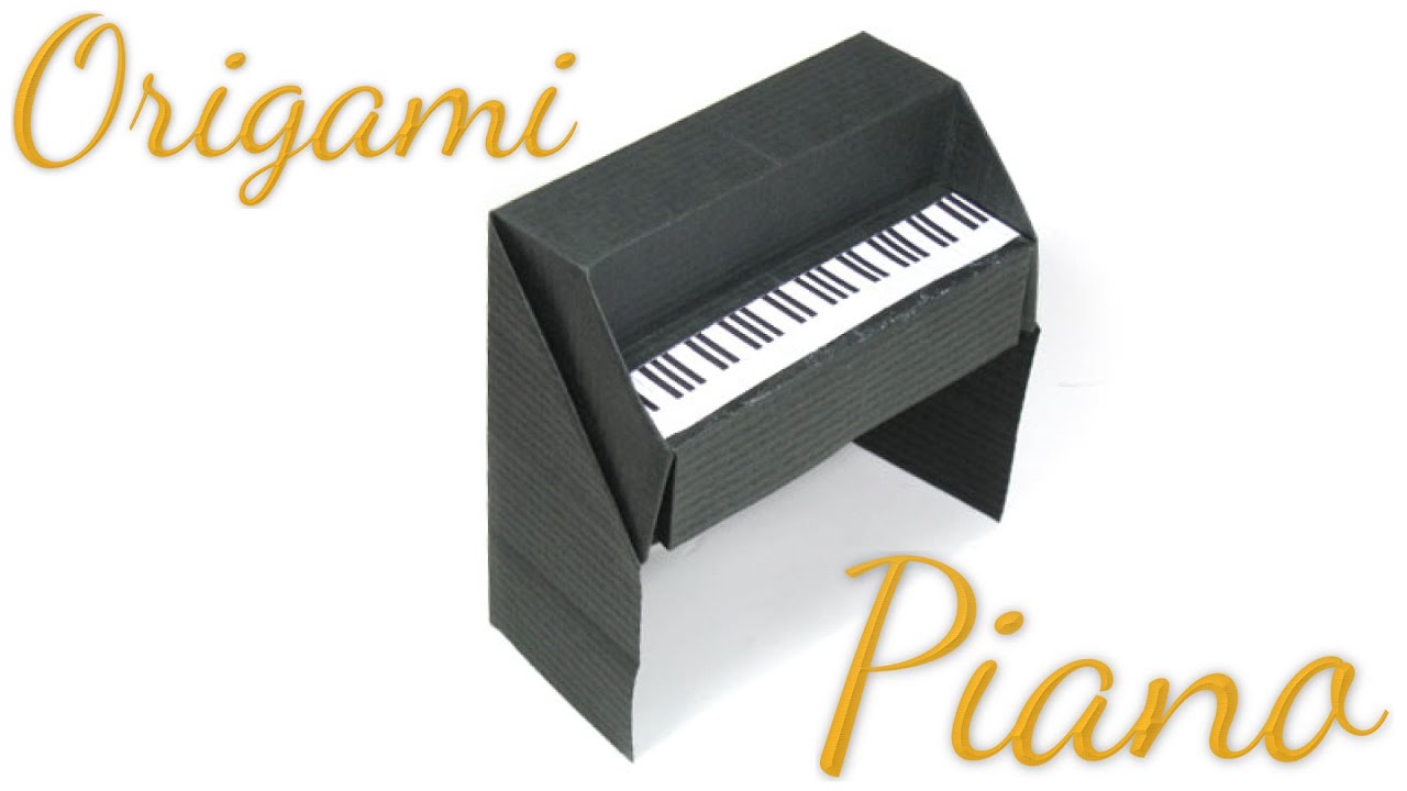 3D Origami Piano Tutorial (Hyo Ahn)