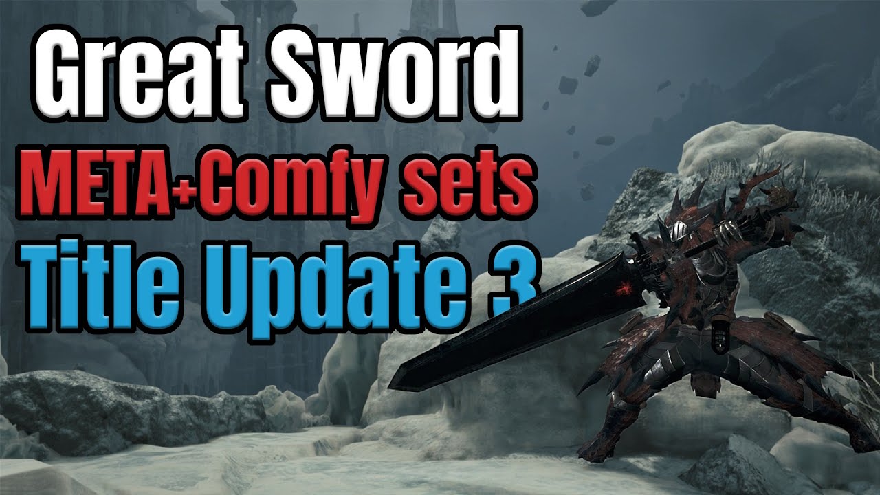 Новые сборки META для Great Sword в обновлении Title Update 3 | MH Wilds