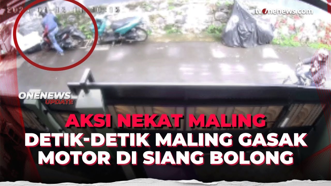 Pencurian Motor di Siang Bolong di Cipayung Jakarta Timur, Satu Motor Raib | OneNews Update