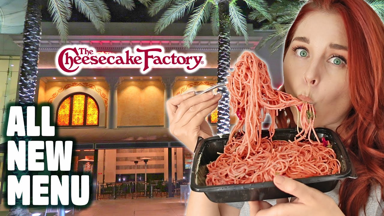 АБСОЛЮТНО НОВОЕ меню Cheesecake Factory! Съешьте, пока не поздно!