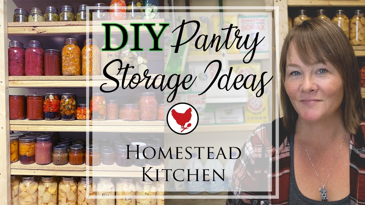 DIY STORAGE IDEAS FOR THE PANTRY | Homestead Kitchen