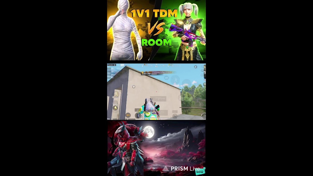 free bgmi 1 vs 1 tdm room