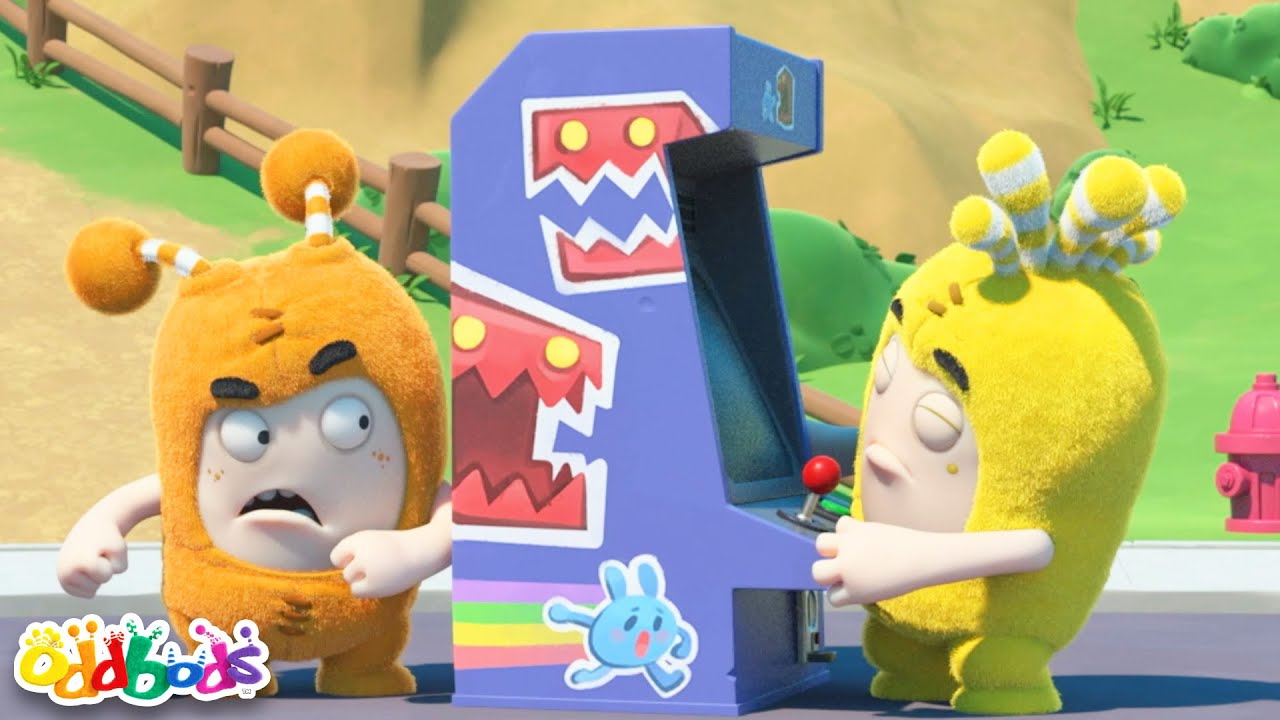 New Arcade Game Machine | Oddbods | Christmas Cartoons for Kids!