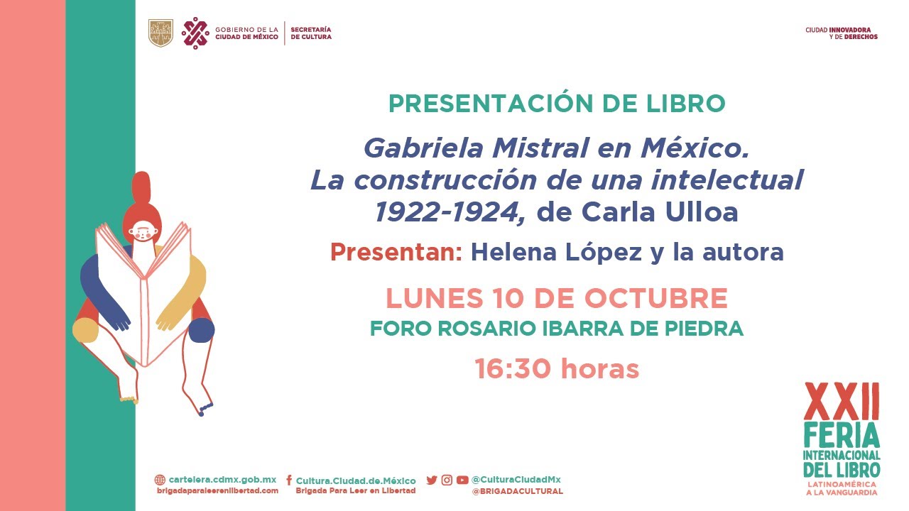 PRESENTACIÓN DE LIBRO: Gabriela Mistral en México.