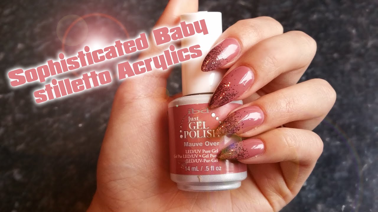 Sophisticated baby stiletto Acrylic nails | Nail art | Gel polish