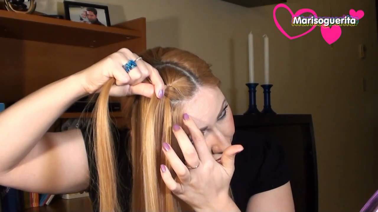 como hacer una  TRENZA FRANCESA./ Peinado , moderno