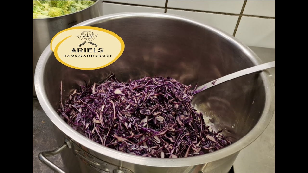 Apfel-Rotkohl, Hausmannskost,